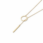 Line Lariat Necklace Marina Blanche