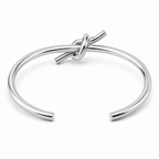 Knot Open Cuff Marina Blanche