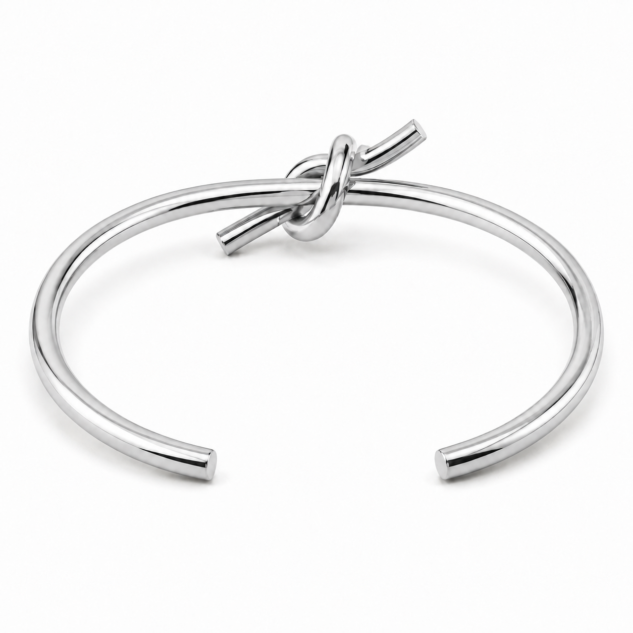 Knot Open Cuff Marina Blanche
