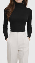 Colette Casein Rib High-Neck